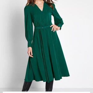 ModCloth  A-Line Dress with belt